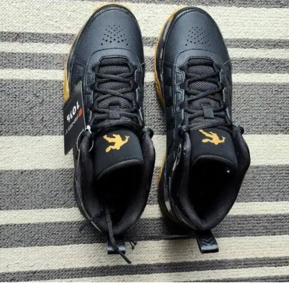 NWT! AND1 Men's Backcut Black Basketball High-Top Shoes Size 11 No Box - Picture 8 of 12